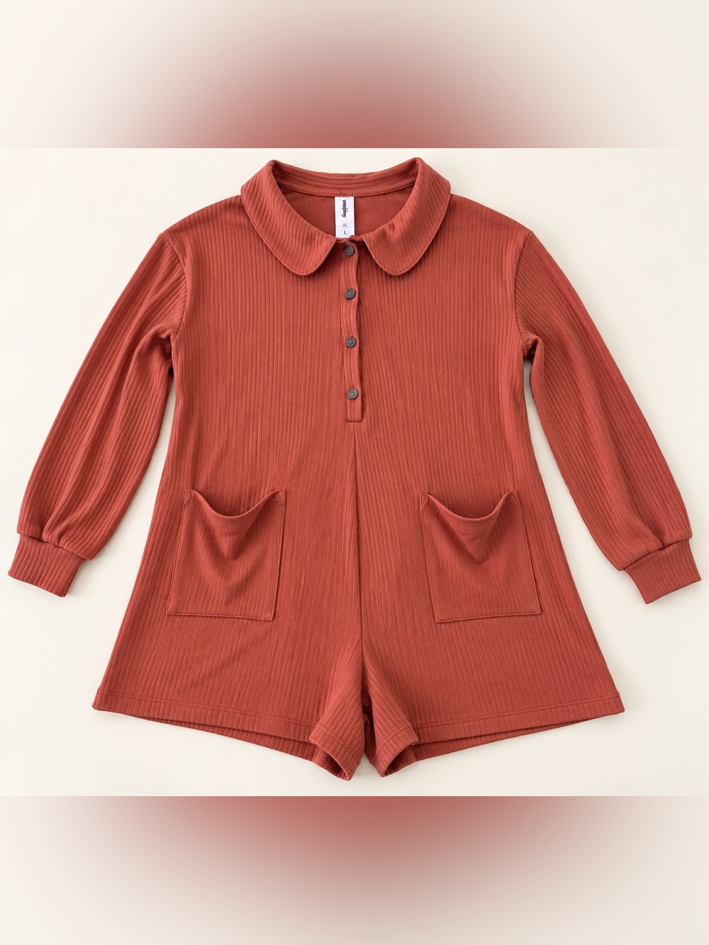 Smash + Tess x Jillian Harris Cottage Shorty Romper Desert Rose L NWT - Picture 3 of 5